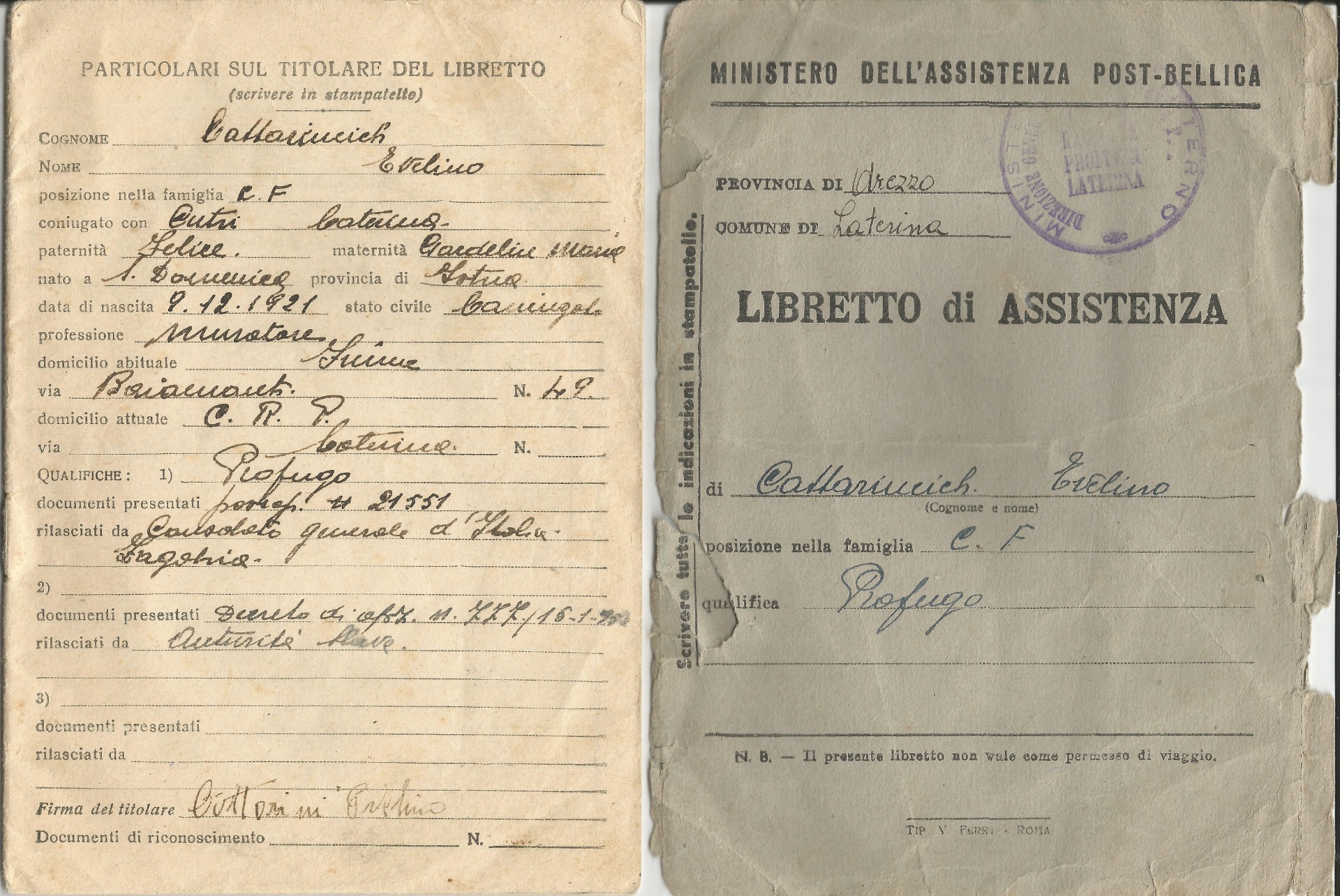 Gran freddo in baracca al Campo profughi di Laterina, i ricordi di